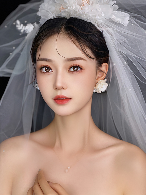 新娘白纱妆造