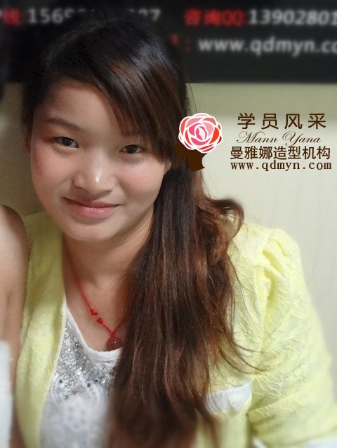 青岛化妆学校-新娘跟妆妆前照