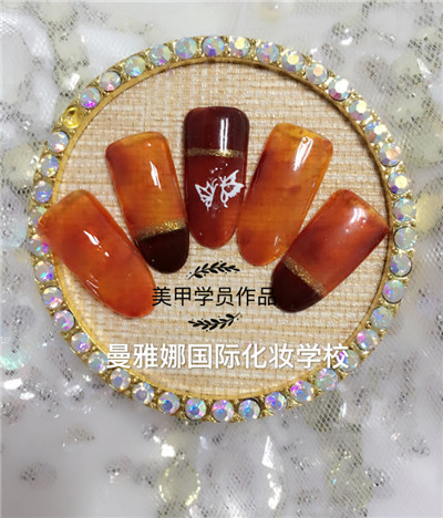 美甲培训作品