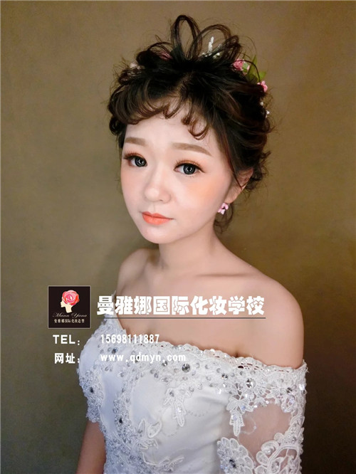 曼雅娜形象设计中心实战新娘化妆造型