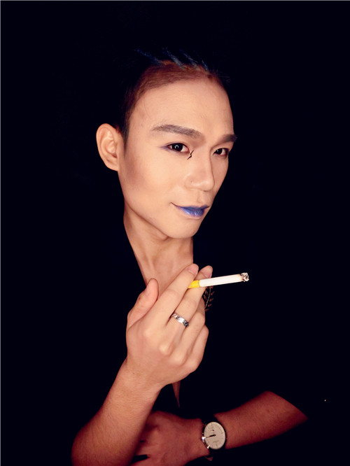 创意彩妆男士造型
